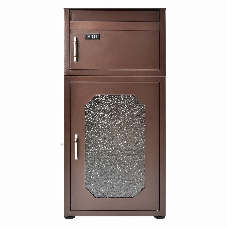 宅配ボックス 戸建 ポスト一体型 置き型 後付け 宅配ポスト 宅配box 大型 スタンド型 大容量 90L 鍵付き 窓付き 郵便 ダイヤル 屋外 北欧 盗難防止 ポイント利用 |  | 03