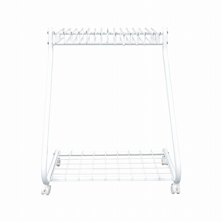 スラックスハンガー パンツラック 15本掛け ズボンハンガー キャスター