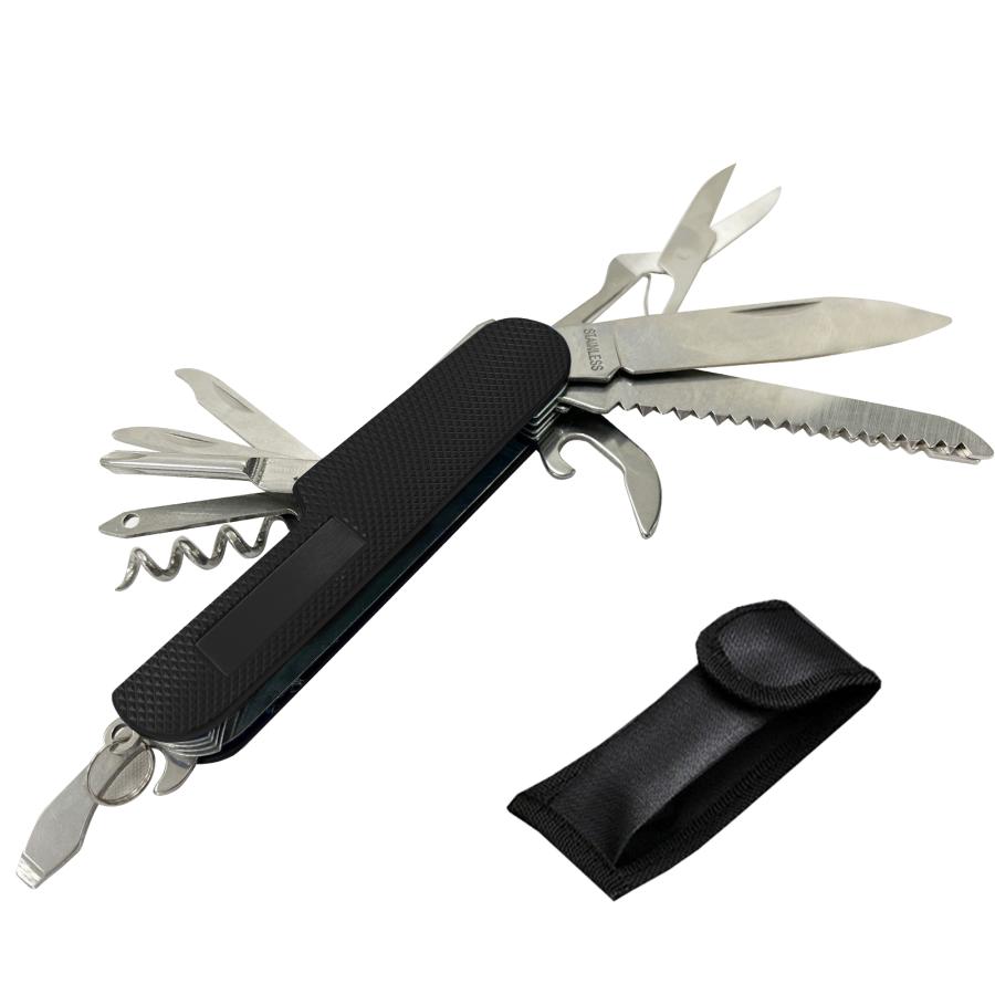 ナイフ アウトドア 折りたたみナイフ マルチツール 12機能 キャンプ