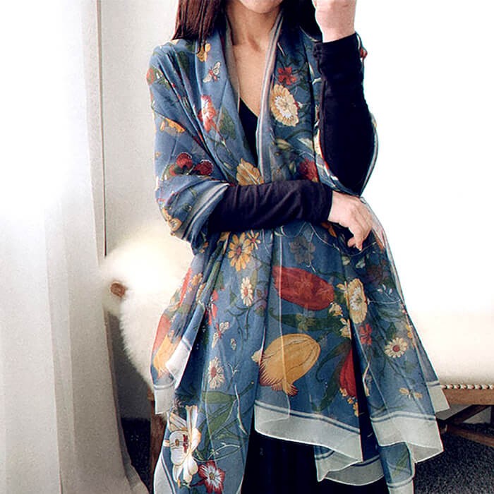 レディース ストール マフラー ショール ブランケット 日焼け止め 透け