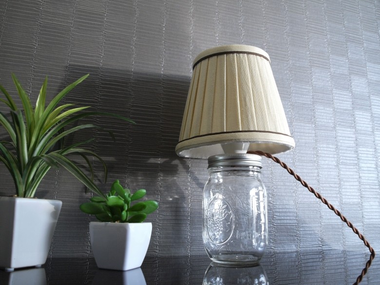 テーブルライト 照明器具 間接照明 LED対応 おしゃれ メイソンジャー