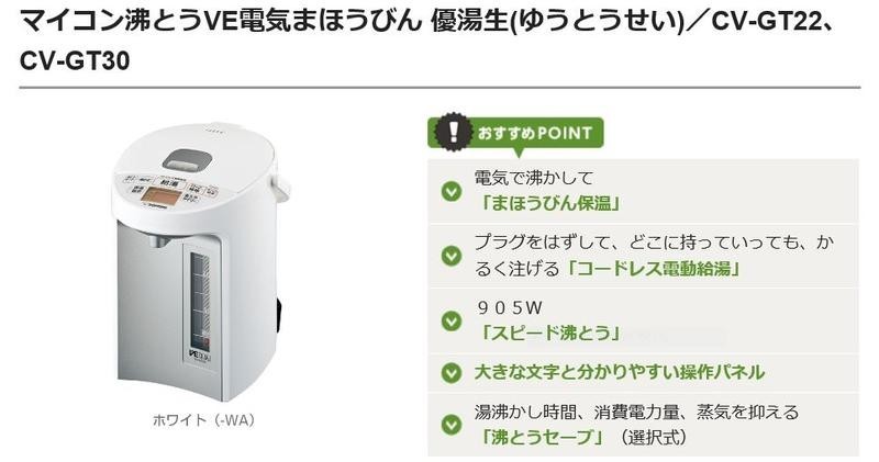 市場 象印 マイコン沸とうVE電気まほうびん 優湯生 5.0L