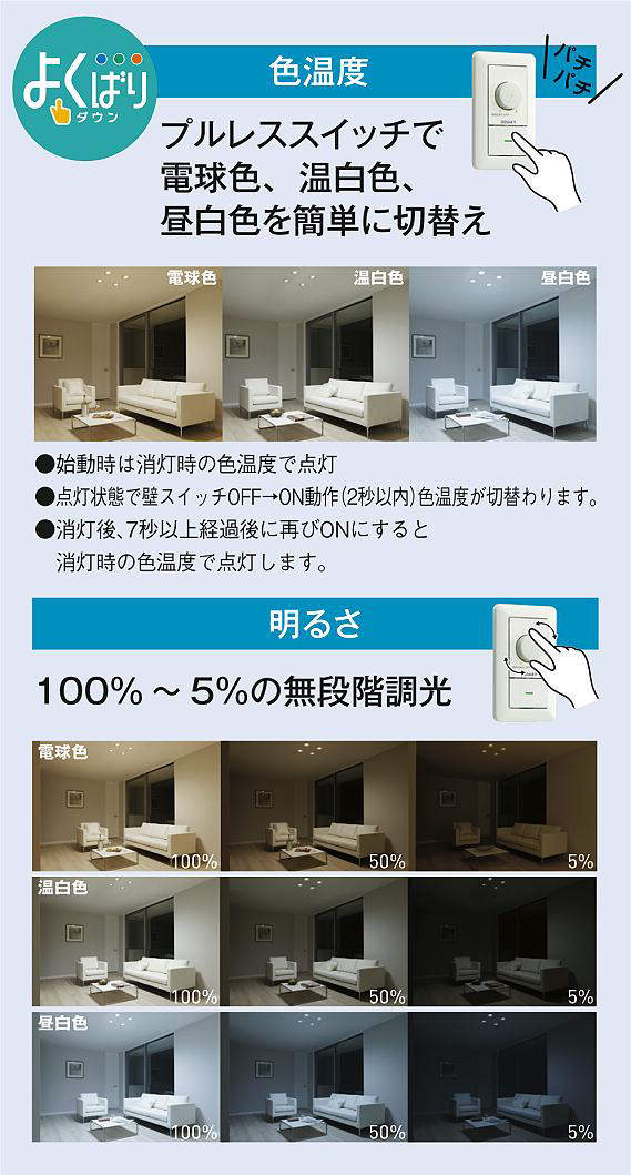 【ヤマオク】ダウンライト　温白色　11個セット 大光電機 DDL-6267FWG 調光対応色温度切替ダウンライト 準耐火構造対応