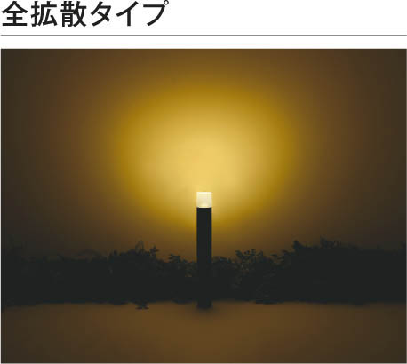 AU51320 照明器具 人感センサ付LEDガーデンライト (60W相当) LED（電球