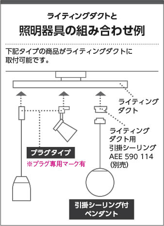 AE42174E 照明器具 簡易取付型ライティングダクト (1525mm) コイズミ