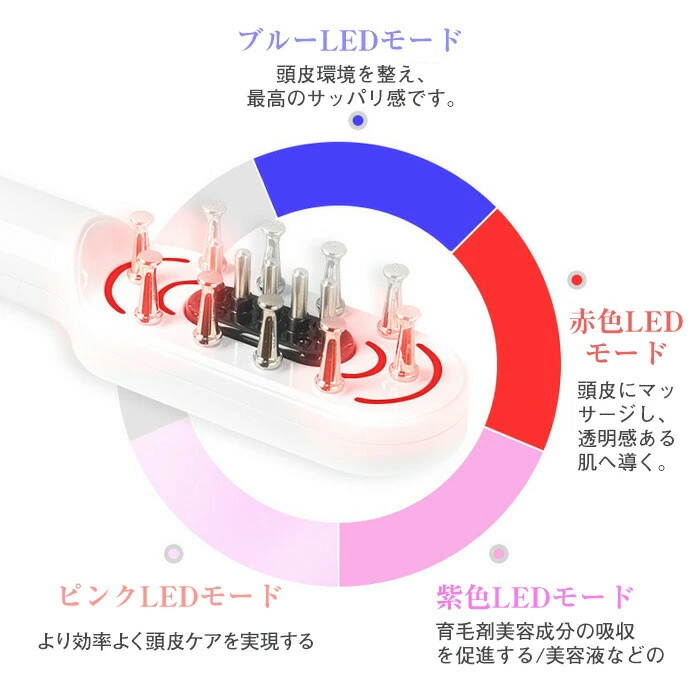 スカルプケアブラシ 電動頭皮ブラシ 美顔器 電気ブラシ 頭皮ケア
