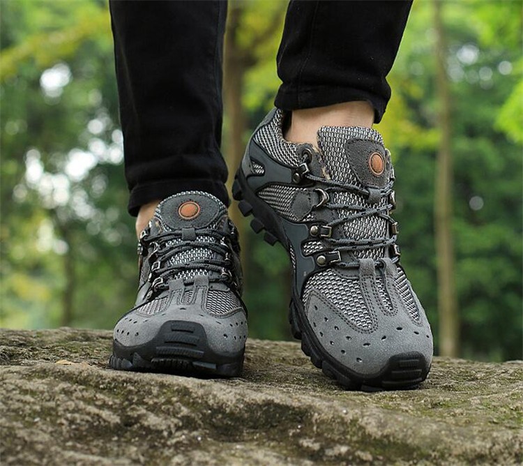 トレッキングシューズ 登山靴 メンズ ランニングシューズ メッシュ 軽量 大きいサイズ ローカット ウォーキングアウトドア スポーツ  :HE248:赤坂Ville - 通販 - Yahoo!ショッピング