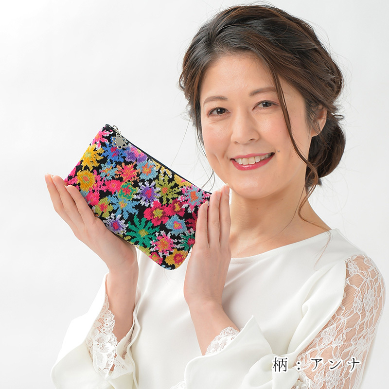 Enjeau（アーンジョー） プレゼント 女性 実用的 フラットポーチ