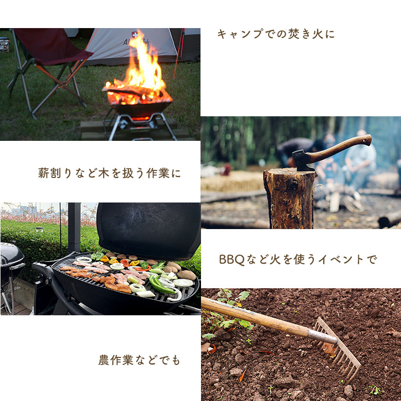 耐熱グローブ/耐熱手袋/防火手袋/キャンプグローブ/作業用手袋/BBQ/焚き火/本革/牛革/レザーグローブ/アウトドア用品/バーベキューグッズ/防寒手袋