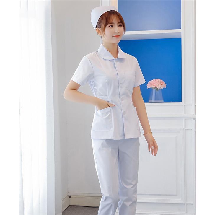 ナース服　上下 ナース服 スクラブ 上下セット セットアップ 白衣 レディース 女性用