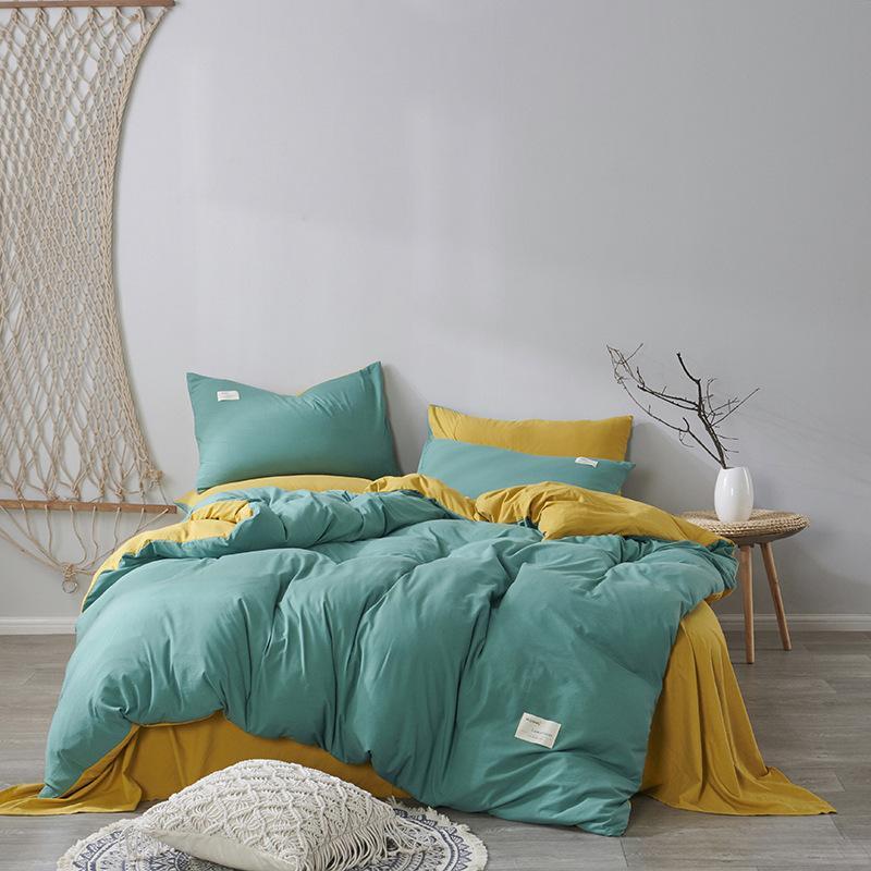 布団カバー セット4点セットチェック柄 ストライプ シングル