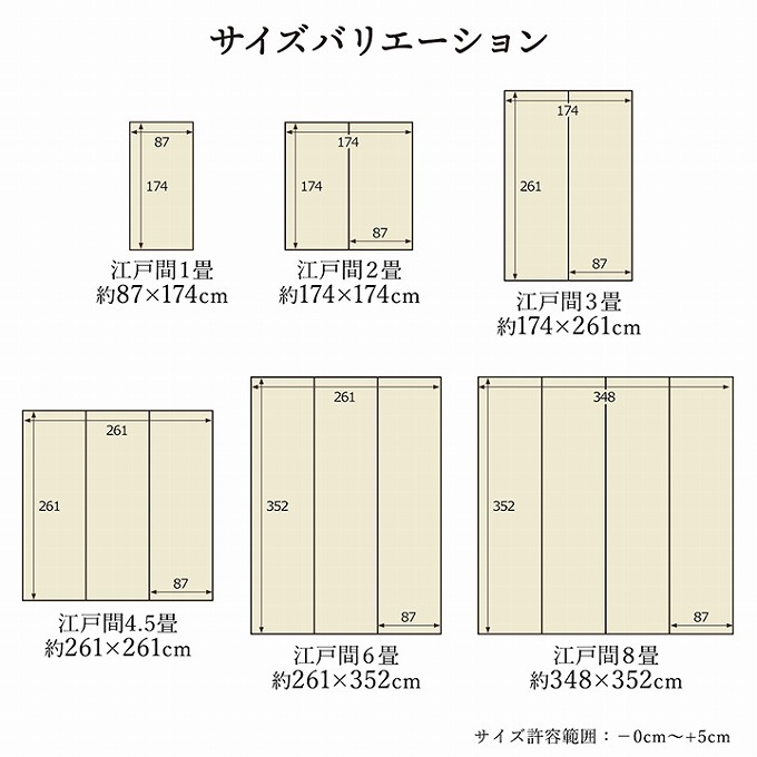 い草 ラグ カーペット マット 花ござ おしゃれ 江戸間2畳 174×174 日本