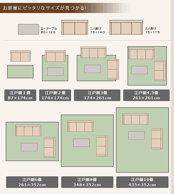 い草 ラグ カーペット 日本製 モダン パッチワーク風 江戸間3畳 174×261 袋織 イ草 畳 ござ 和室 洋室 夏 抗菌 防臭 リビング  模様替え :IH-KYOSASIKO-174261:赤やオンラインショップ 通販 