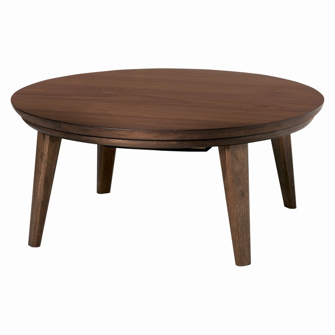 こたつ おしゃれ こたつテーブル 円形 85×85cm 炬燵 木製 天然木突板 手元コントローラー 丸型 あったか リビング テーブル 自室 新生活  一人暮らし