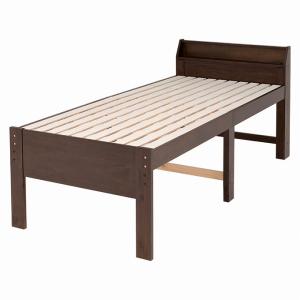 ベッド ベッドフレーム シングルベッド 木製 敷き布団対応 高さ調節 脚高すのこベッド ベッド下の有...