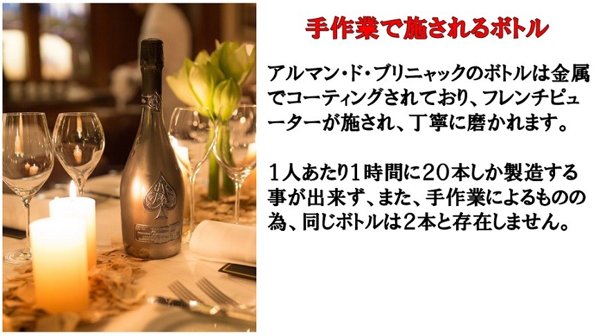 正規品 アルマン ド ブリニャック ブリュット ゴールド 巾着袋
