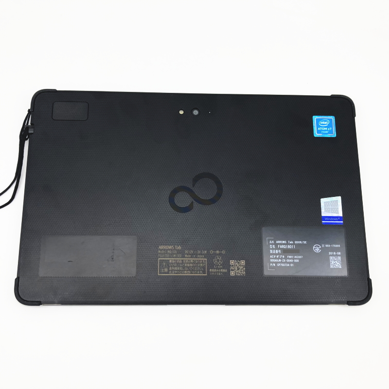 中古 富士通 ARROWS TAB Q508/SE クレードル付き Windows10Pro Atom X7-Z8750 メモリ 4GB eMMC 128GB タブレットPC Windowsパソコン｜akiba-e-connect｜06