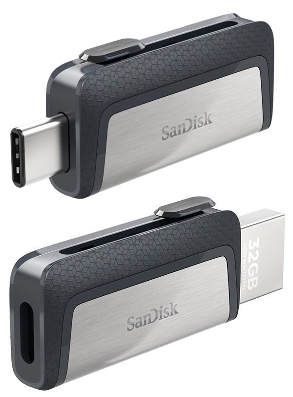 サンディスク USBメモリ 128GB SDDDC2-128G-G46 USB3.0対応 Type-C対応
