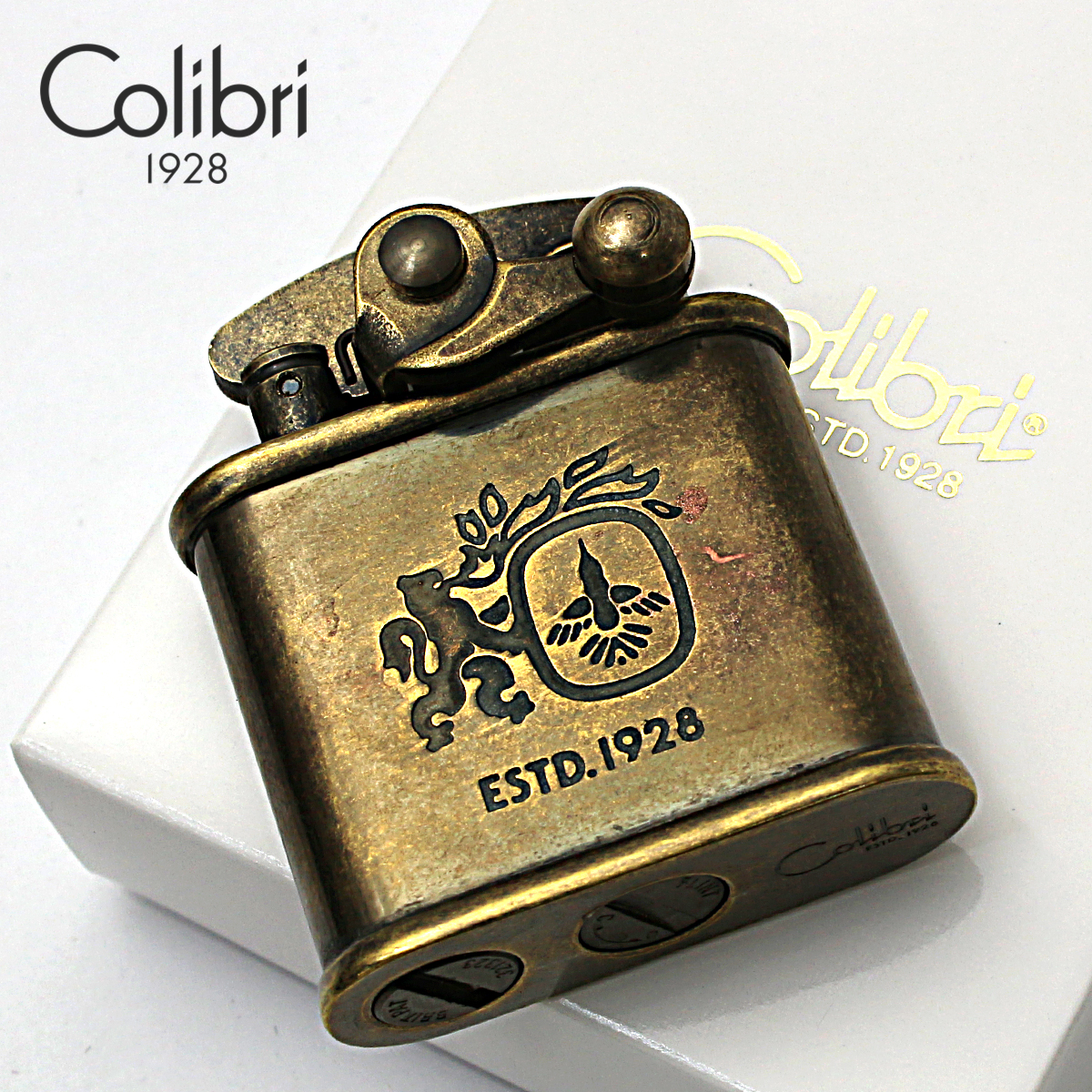 Colibri コリブリ ブラスバレル フリントオイルライター 308-0053 メール便専用