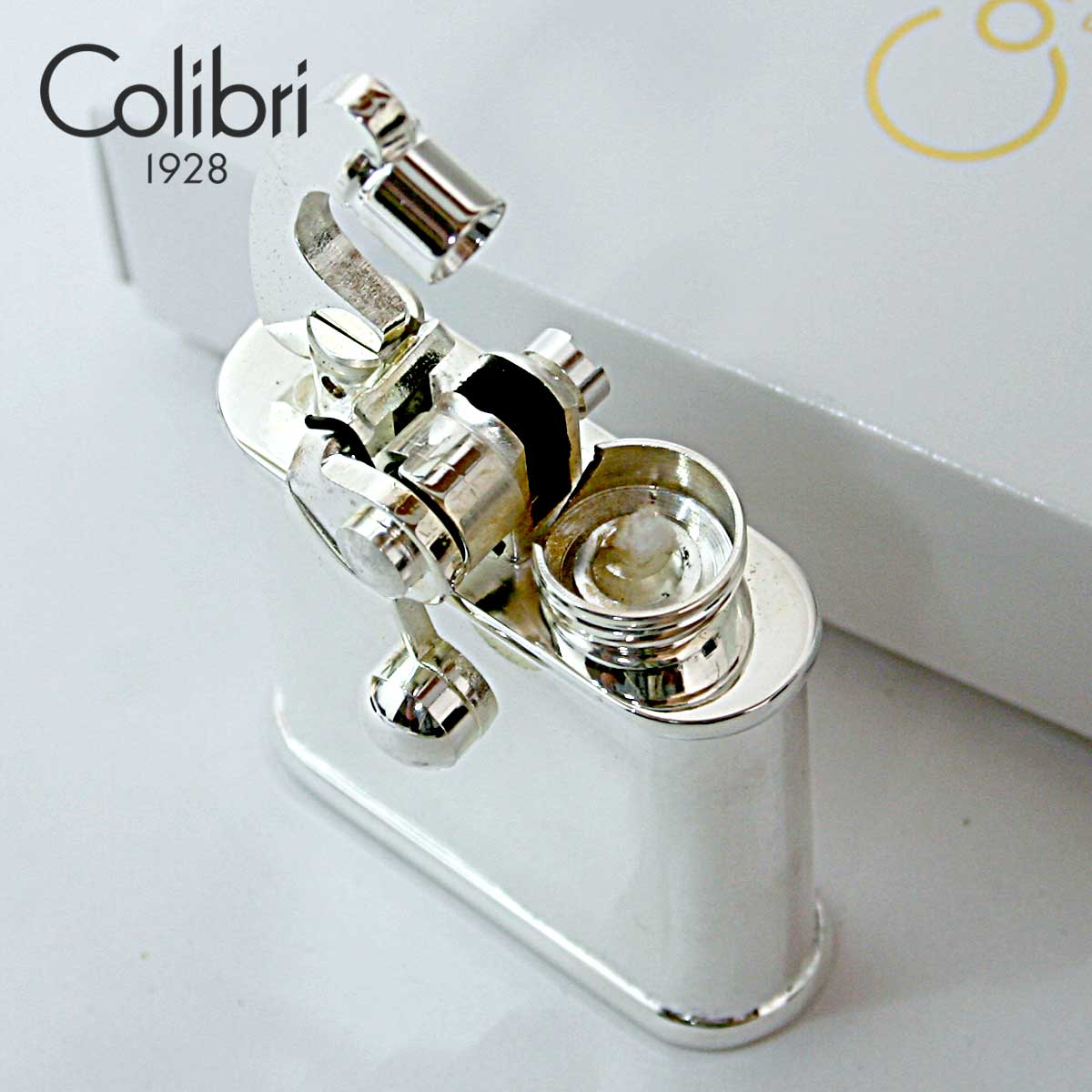 Colibri コリブリ シルバーミガキ フリントオイルライター 308-0060