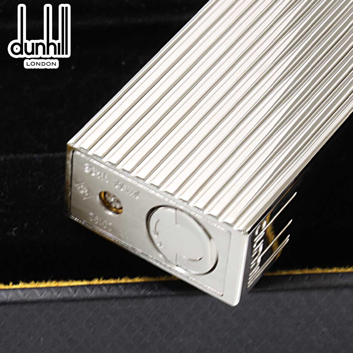 dunhill（ダンヒル） ローラガス シルバー ストライプ フリントガス