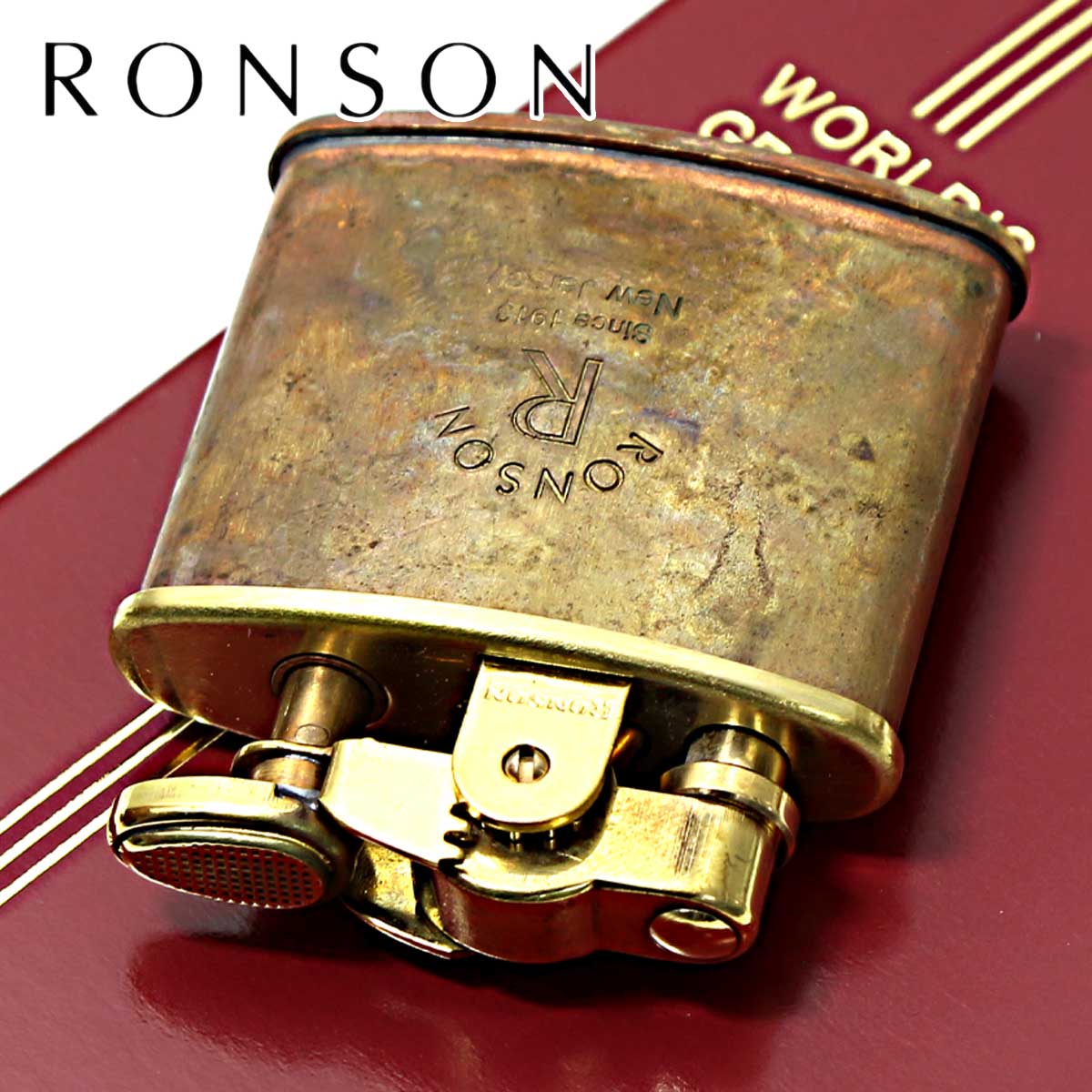 【アンティーク】RONSON ロンソン卓上オイルライター RONSON (ロンソン)オイルライター｜トレファクONLINE