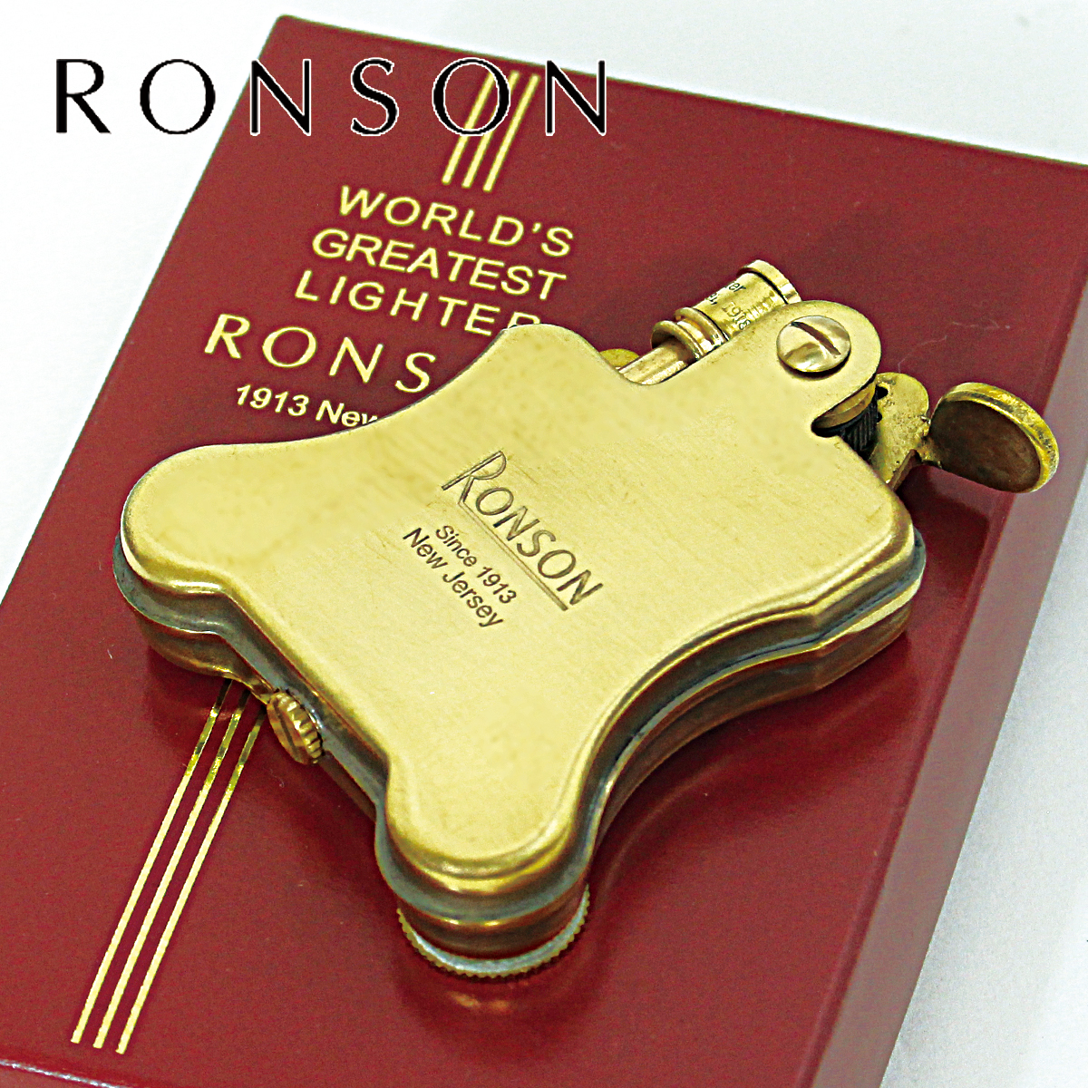 正規取扱店】オイルライター RONSON 青かっ Banjo ロンソン
