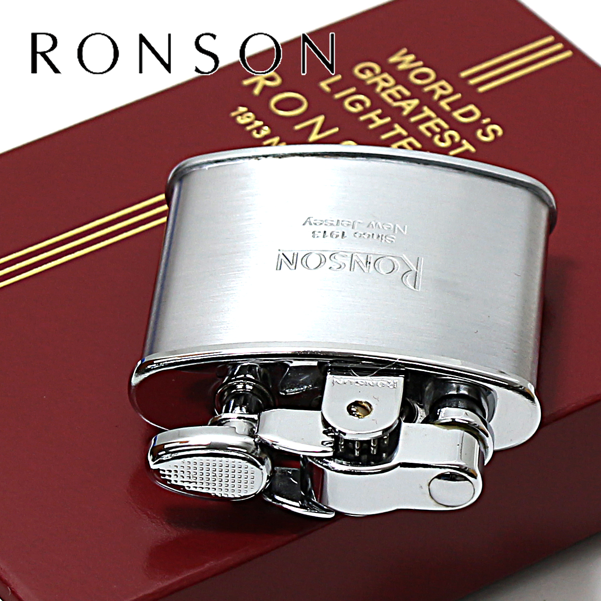 RONSON(ロンソン)オイルライタースタンダードロゴステッカー付き日本製 Amazon.co.jp: RONSON(ロンソン) オイルライター スタンダード