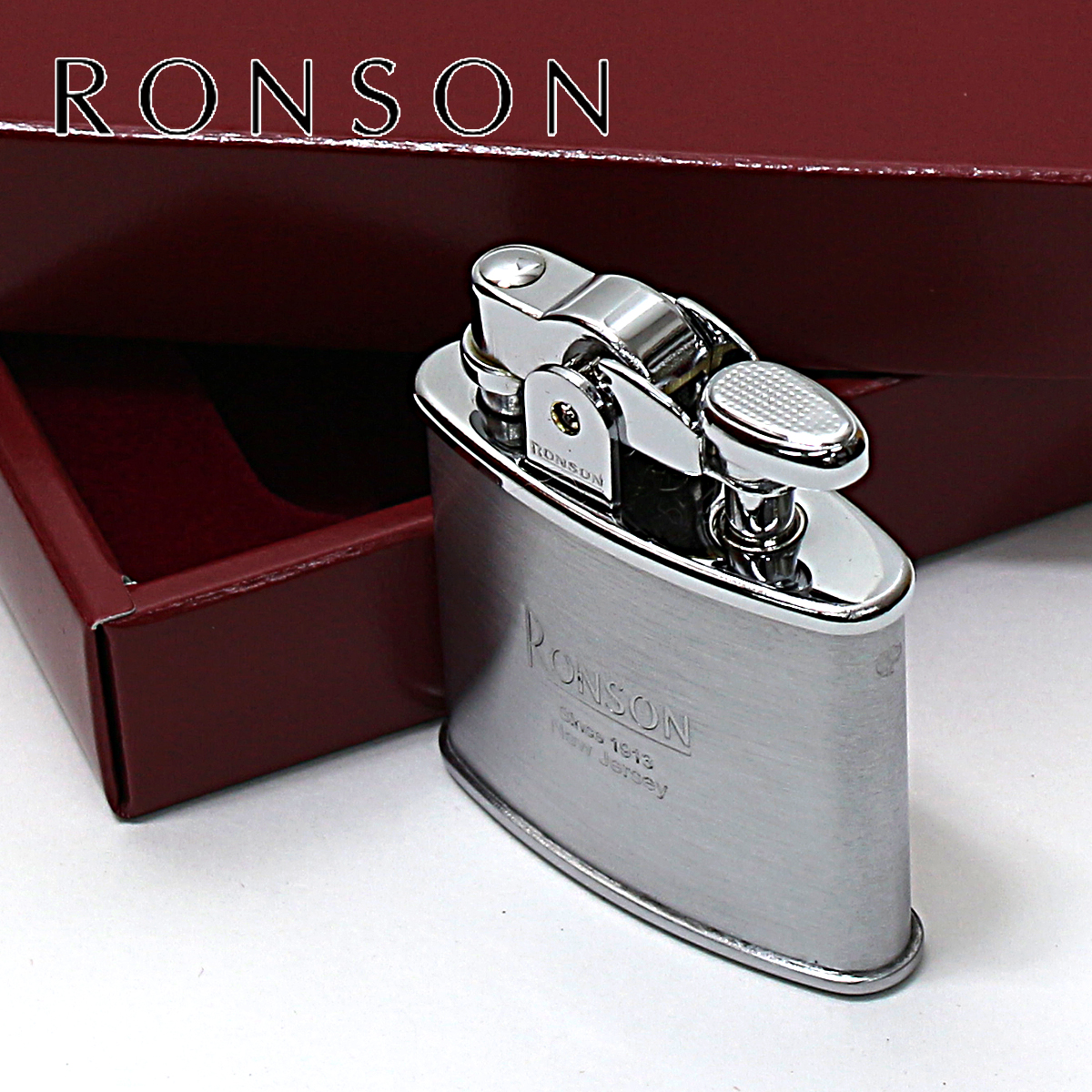 RONSON ロンソン スタンダード クロームサテン フリントオイルライター