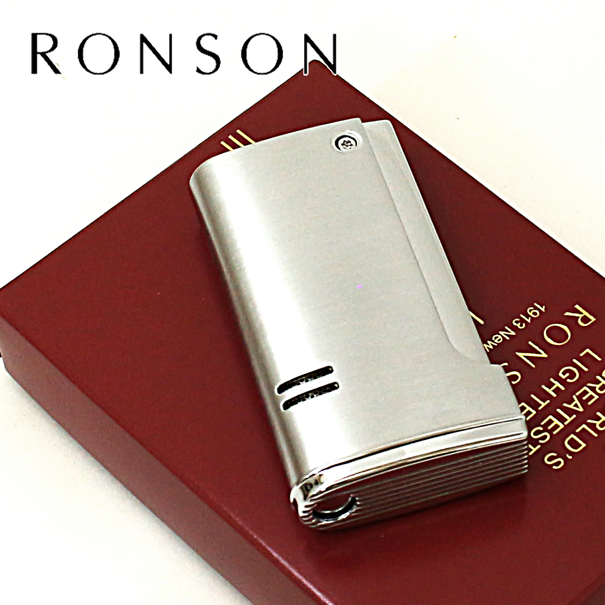 RONSON ロンソン ロンジェット クロームサテン ターボライター