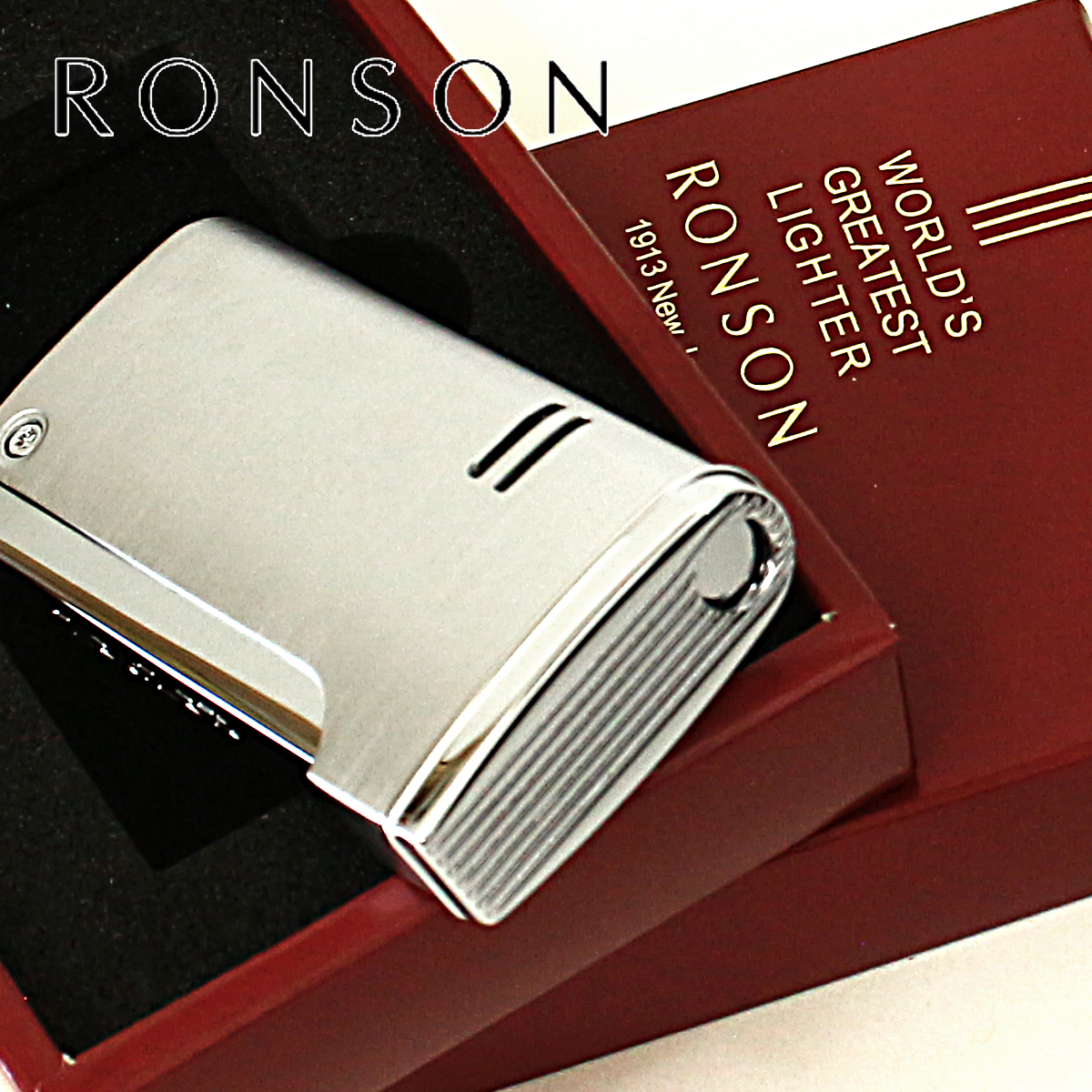 RONSON ロンソン ロンジェット クロームサテン ターボライター R29