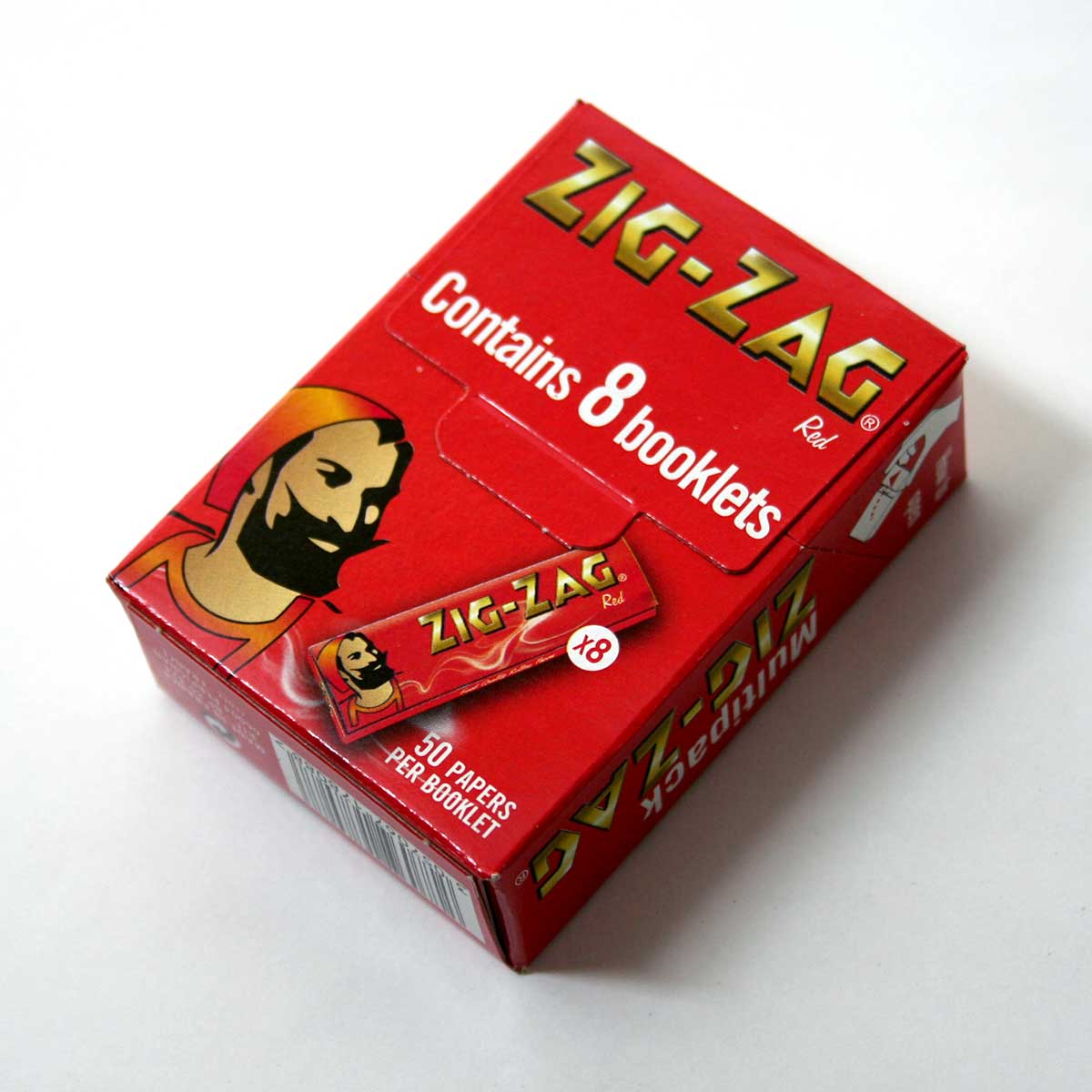 Zig-Zag �W�O�U�O �y�[�p�[ �}���`�p�b�N���b�h 50�� 8���� �t���[�o�[�j���O 69×36mm #78810 ���[���֐�p