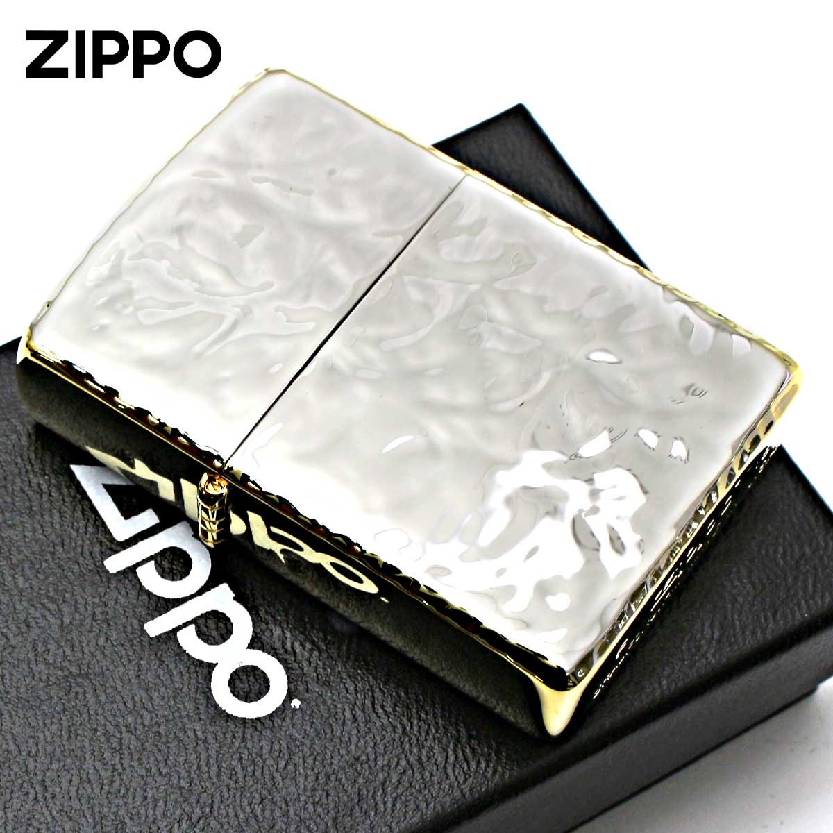 ZIPPO（ジッポー） ジッポライター ロイヤル カット ゴールド 鏡面 