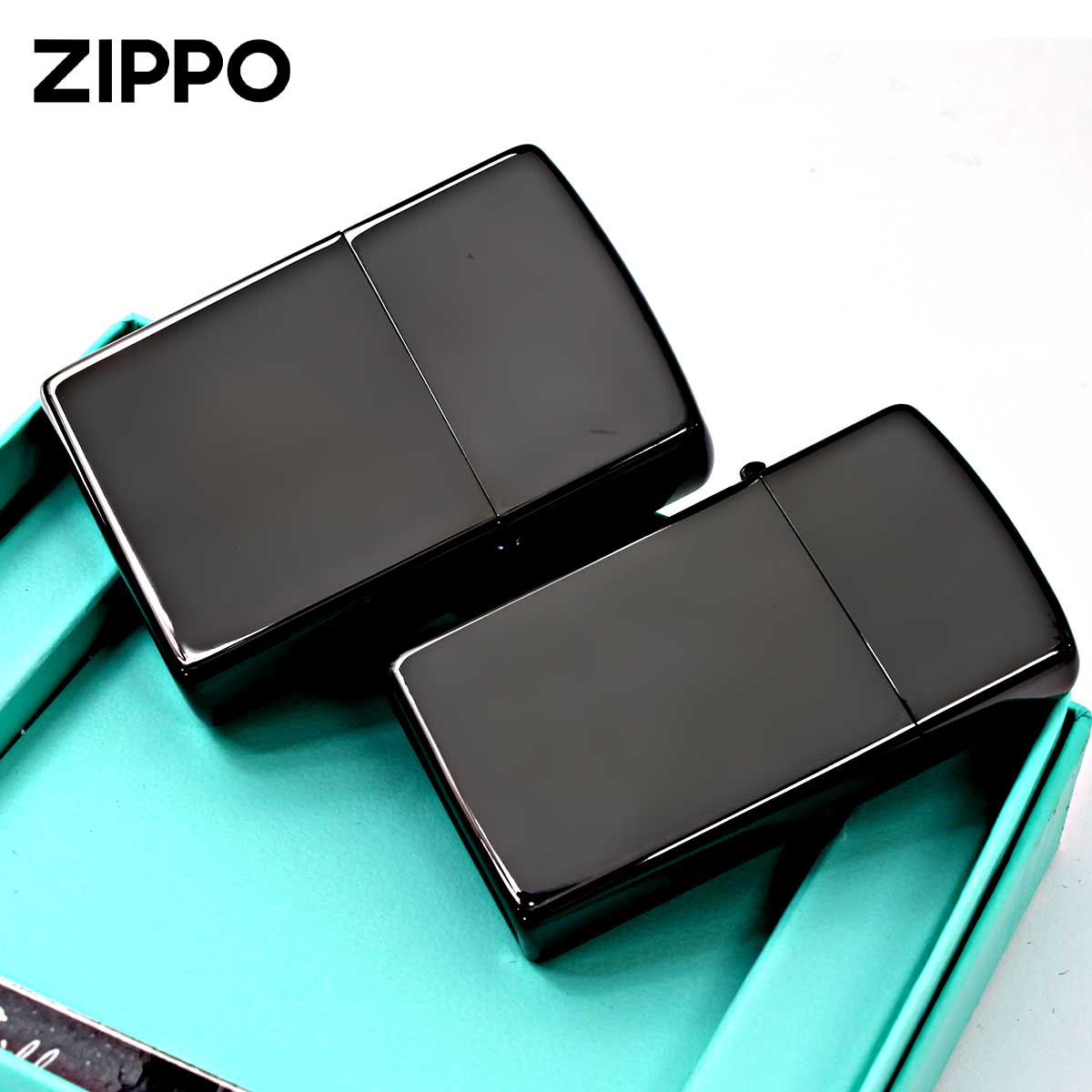 ZIPPO（ジッポー） ジッポライター ペア ねこ 猫 ラブ シルエット 