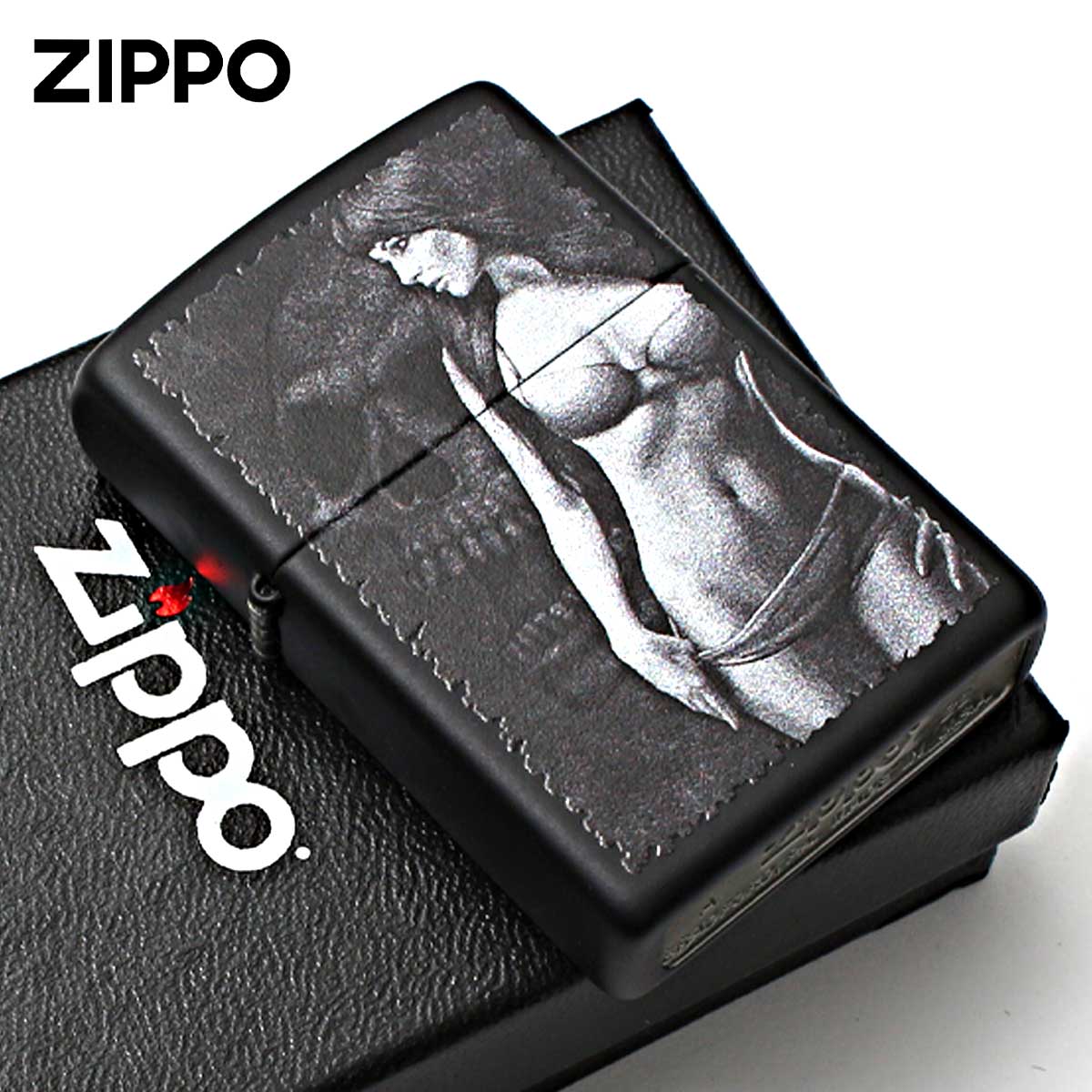 Zippo Wb|C^[ ZNV[ K[ XJ fB SEXY GIRL Skull &amp; Lady Z218-098032 [֐pi
