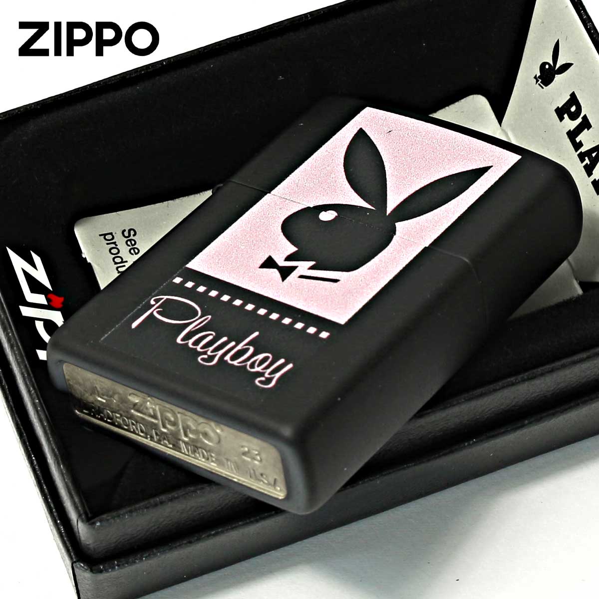 ZIPPO（ジッポー） ジッポライター プレイボーイ バニー うさぎ ピンク 