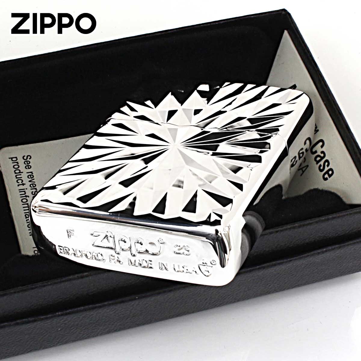 ZIPPO（ジッポー） ジッポライター ARMOR ＃162 アーマー ダイヤカット