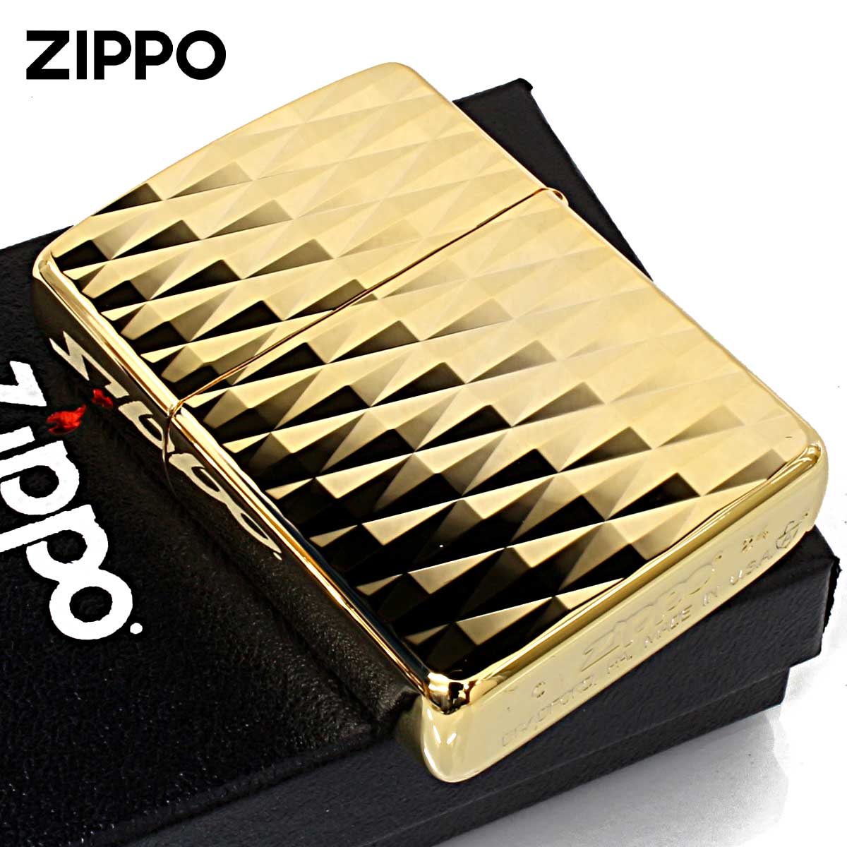ZIPPO（ジッポー） ジッポライター ARMOR ＃162 アーマー ダイヤカット 