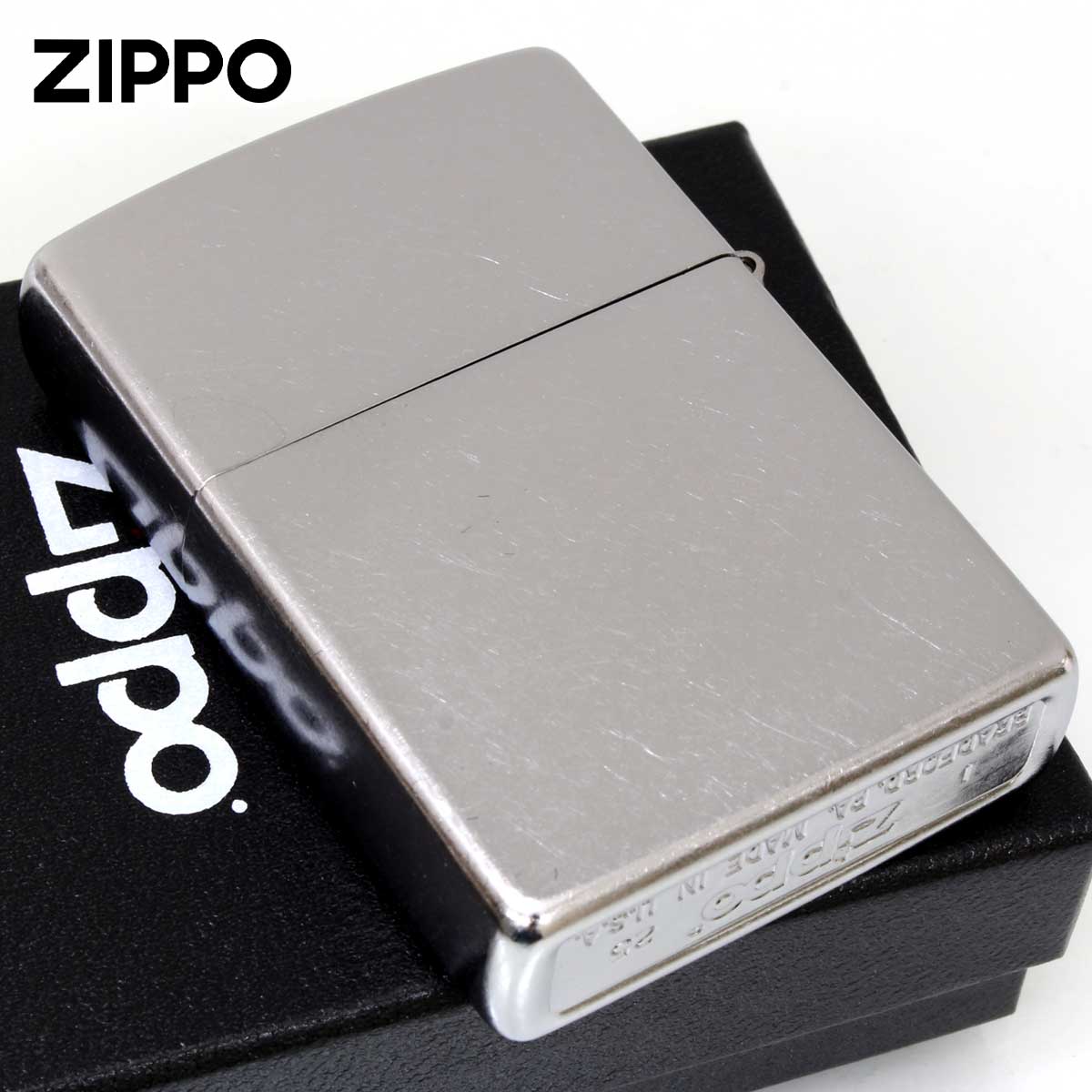 新品◇ ZIPPO ライター WINDY ウィンディ 天然石 トパーズ メタル貼 2005年