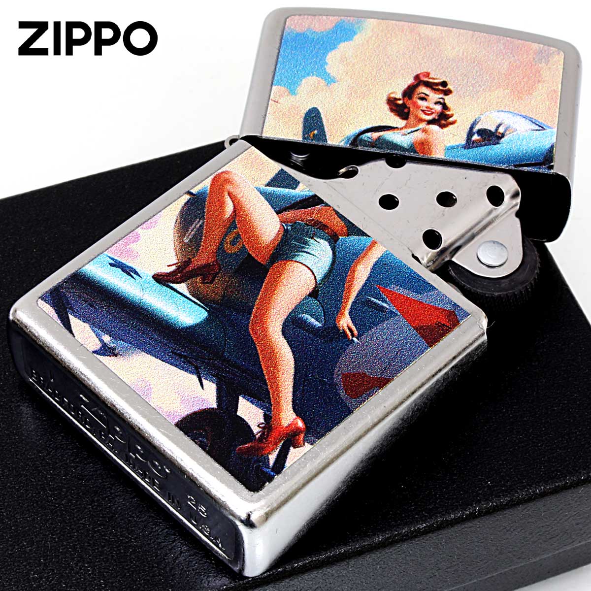 ZIPPO（ジッポー） ジッポライター NOSE ART Pin Up Girl Woman ノーズ