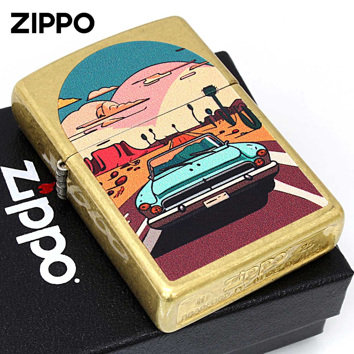 ZIPPO（ジッポー） ジッポライター DESERT CAR 砂漠を走行する車 