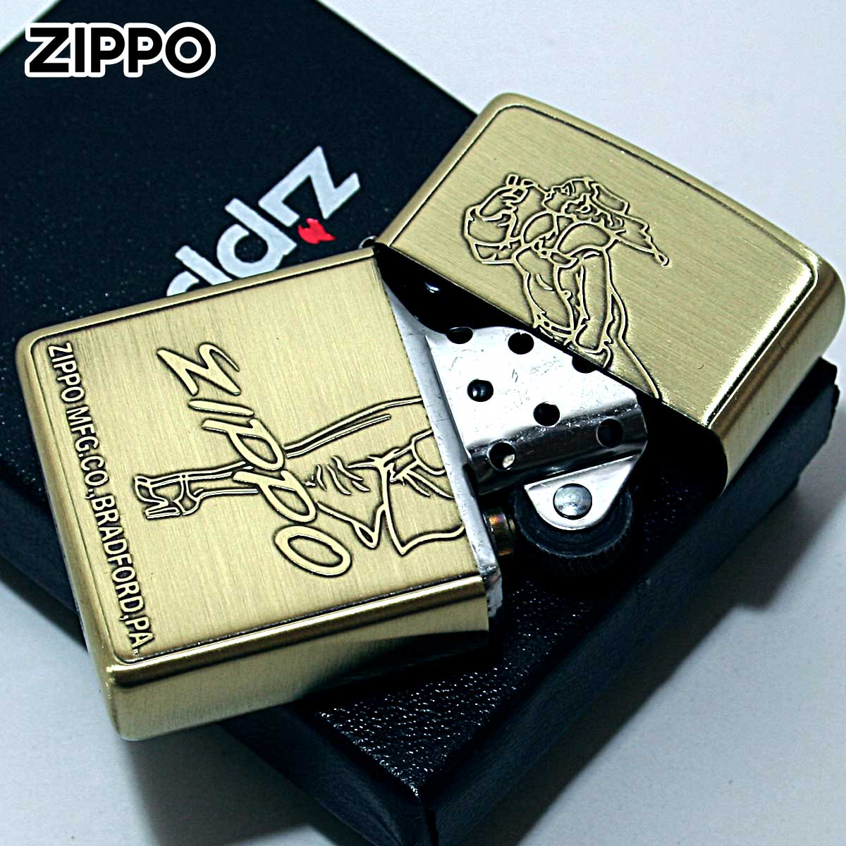 ZIPPO（ジッポー） ジッポライター ウインディ ガール レトロ ブラス