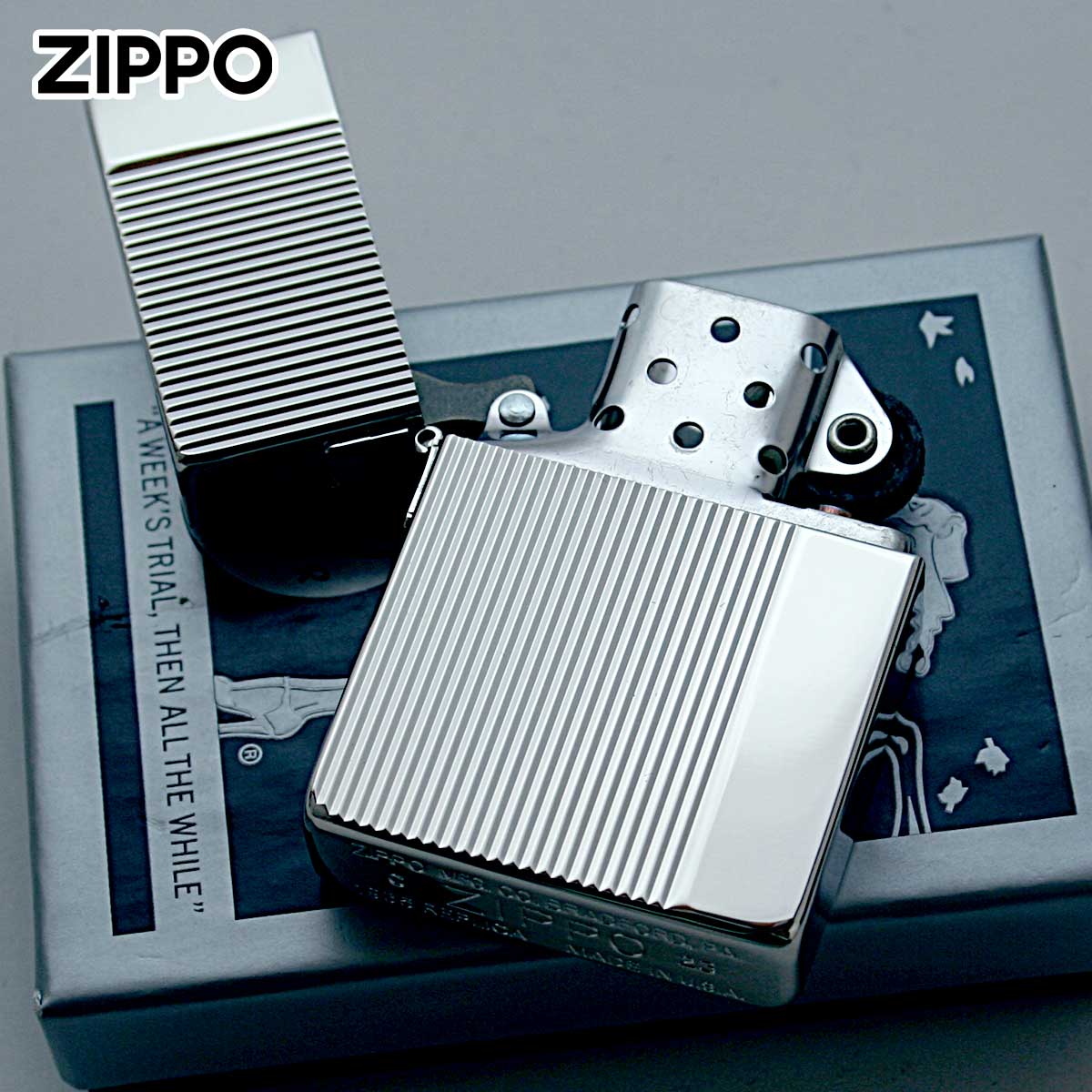 レプリカ Zippo ジッポライター 1935レプリカ ダイヤカットライン