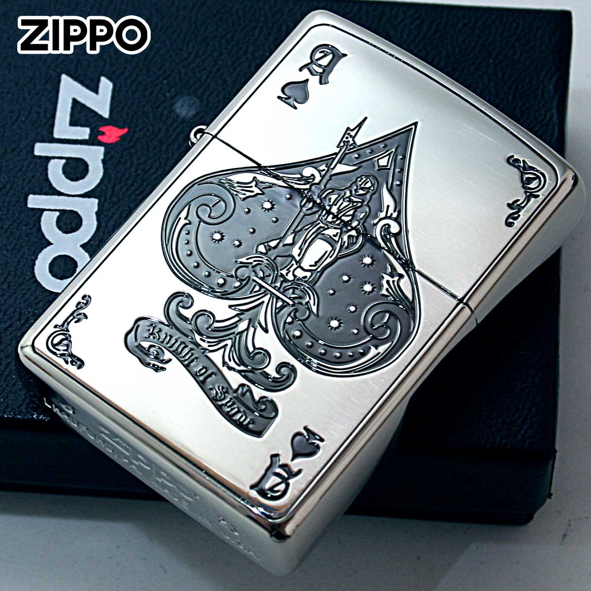 ZIPPO（ジッポー） ジッポライター デビル トランプ スペード シルバー