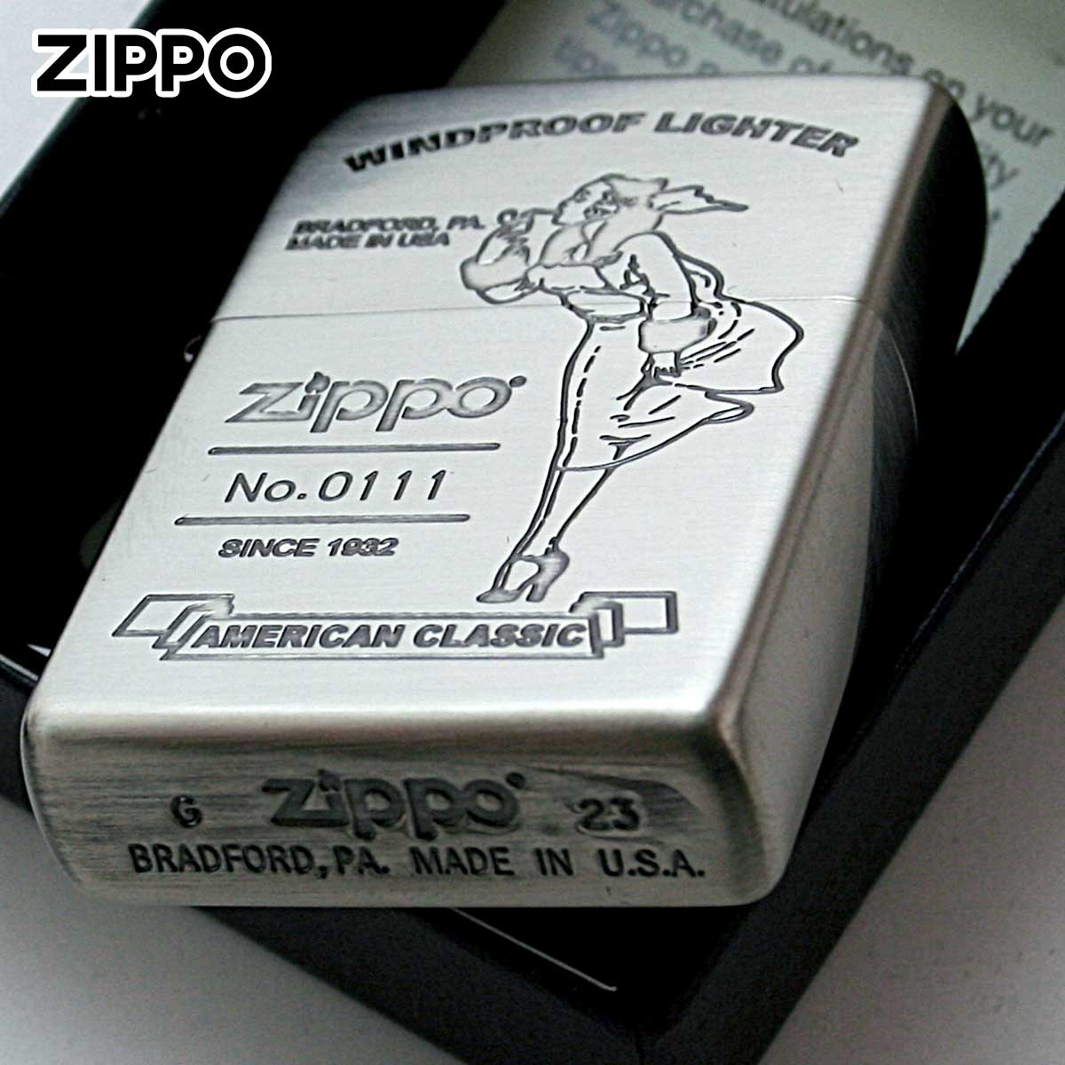 ZIPPO（ジッポー） ジッポライター ウインディ ガール アメリカン