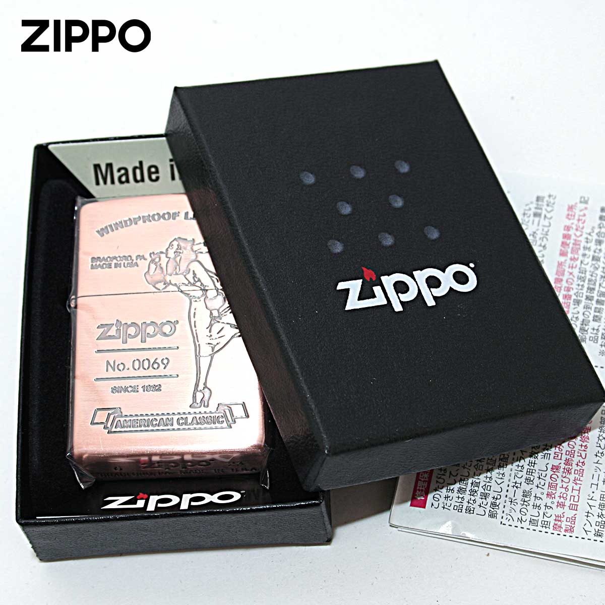 ZIPPO（ジッポー） ジッポライター ウインディ ガール アメリカン 