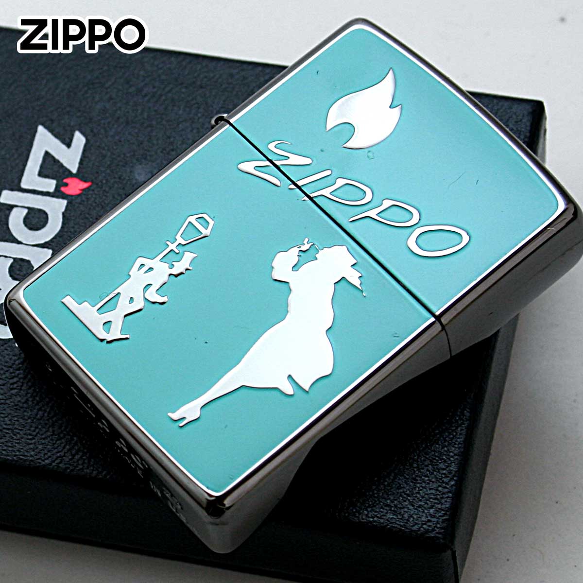 ひぽ ZIPPO（ジッポー） ジッポライター ウインディ ドランク 炎 アイコン