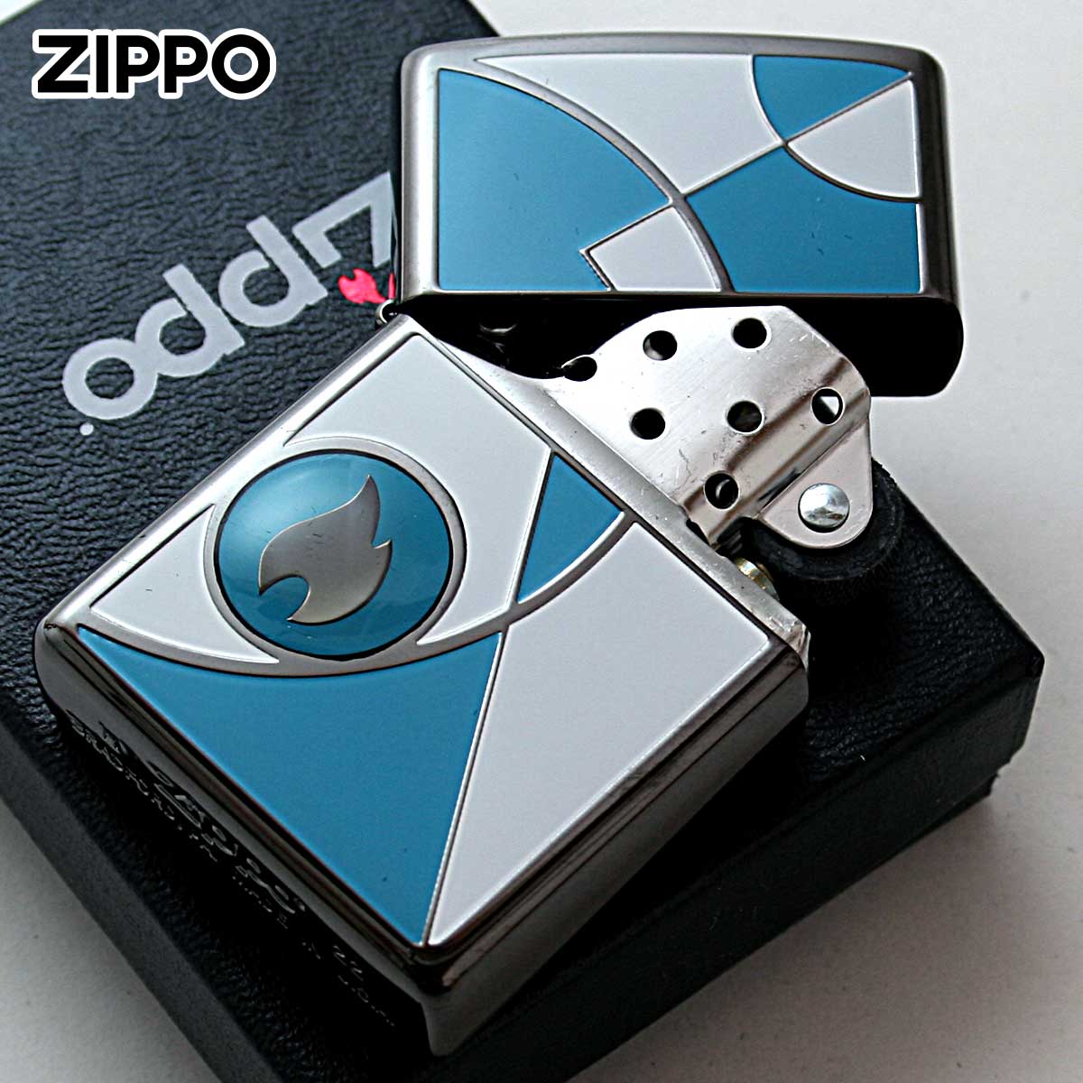 ジッポ色々 ZIPPO（ジッポー） ジッポライター 炎 アイコンフレーム モザイク