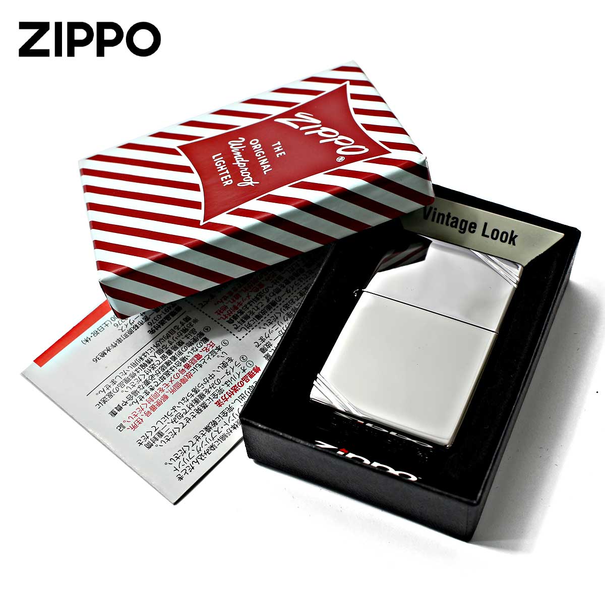 レプリカ Zippo ジッポライター 1937レプリカ 無地 シルバー 鏡面 