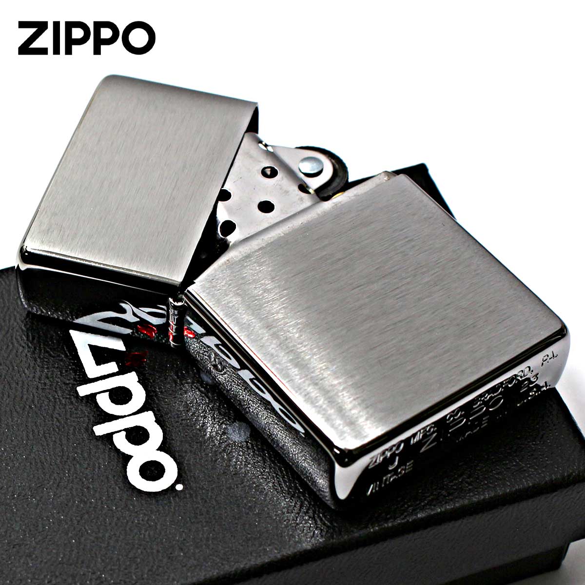 レプリカ Zippo ジッポライター 1937レプリカ 無地 シルバー つや消し